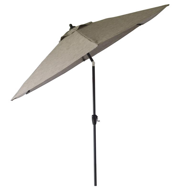 LIVING ACCENTS - Living Accents Clark 9 ft. Tiltable Beige Patio Umbrella