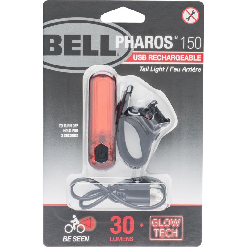 BELL SPORTS - Bell Sports Pharos 150 Plastic Bicycle Tail Light Black/Red