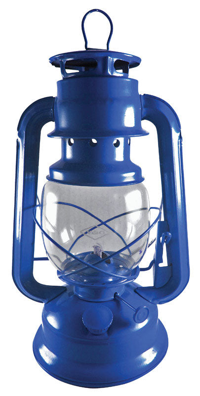 V & O - V & O Blue Lantern 12 in. H X 5-1/2 in. W X 11 in. L 1 pk