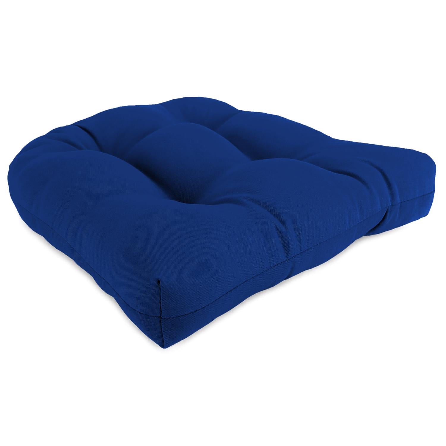 Jordan Manufacturing Blue Polyester Wicker Seat Cushion 4 in. H X 19 in. W X 19 in. L - Case of 8