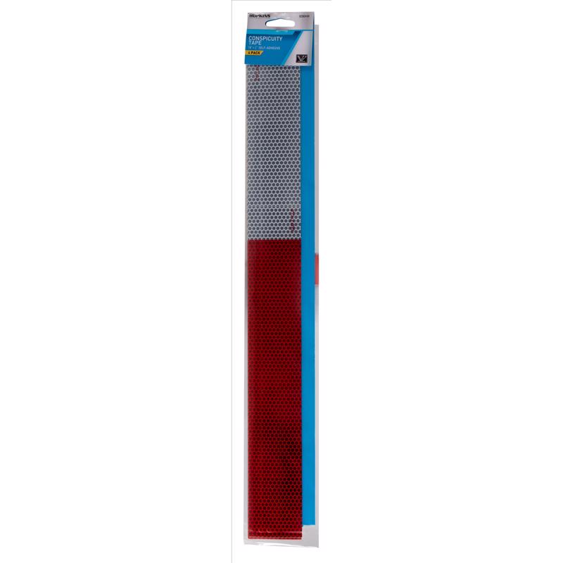 HOPKINS - Hopkins Red Rectangular Reflector 4 pk