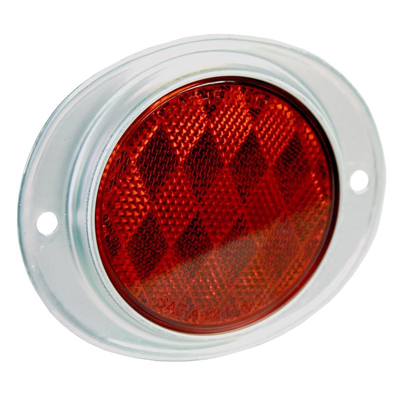 HOPKINS - Hopkins Red Round Reflector 1 pk - Case of 3 [B888R]