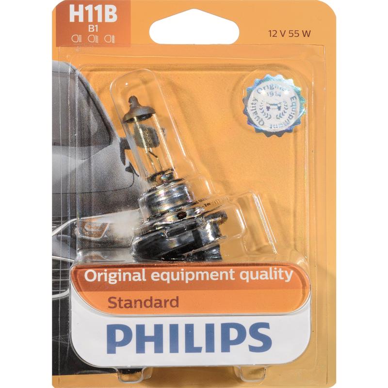 PHILIPS - Philips Standard Halogen High/Low Beam Automotive Bulb H11BB1