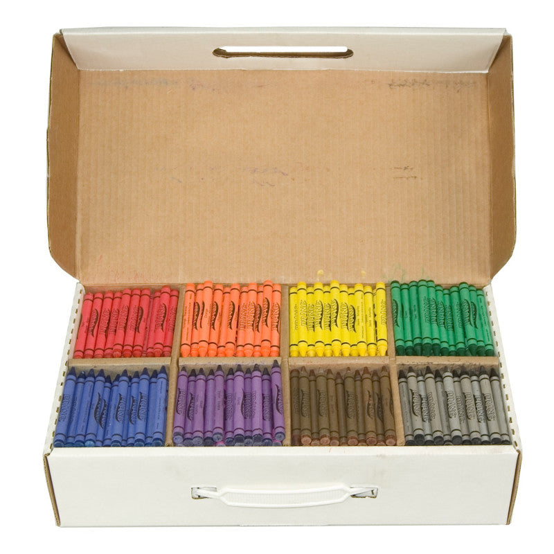 PRANG - Crayons Master Pack, 8 Colors (100 Each), 800 Count