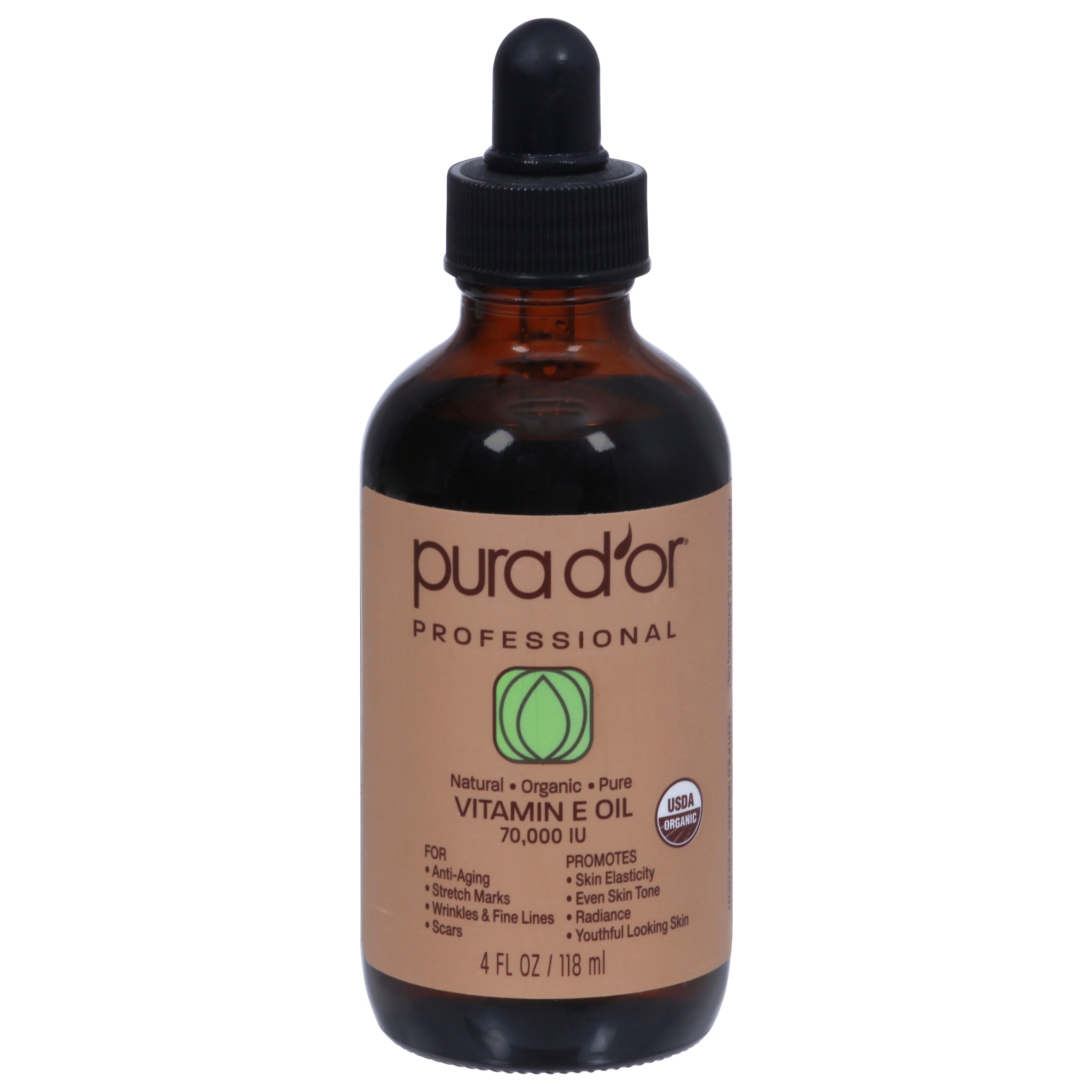 Pura Dor Professional Vitamin E Oil 4 fl oz - Case of 1