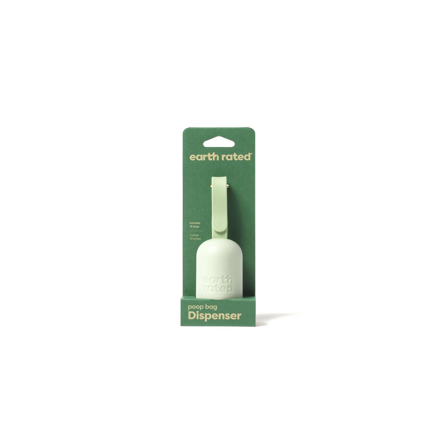 Earth Rated Plastic Dispenser with Waste Bag 1 pk - Case of 4