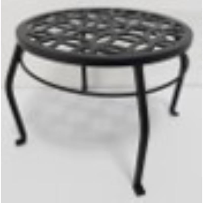 LIVING ACCENTS - Living Accents 15 in. H Black Cast Iron Plant Stand