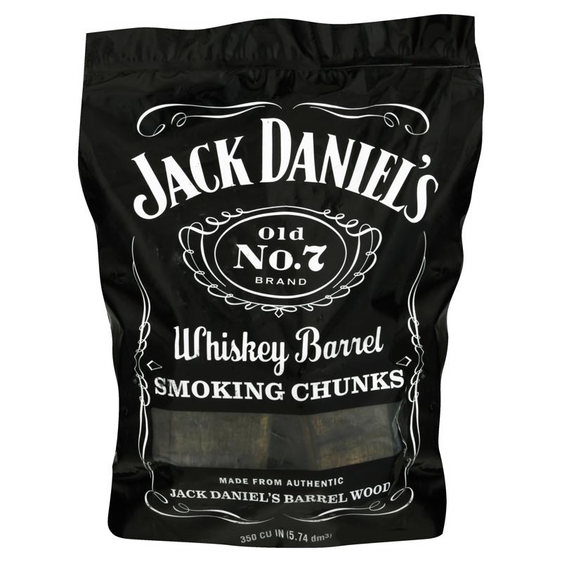 JACK DANIELS WHISKEY BARREL SMOKING CHUN - Jack Daniels Whiskey Barrel All Natural Whiskey Oak Wood Smoking Chunks 350 cu in