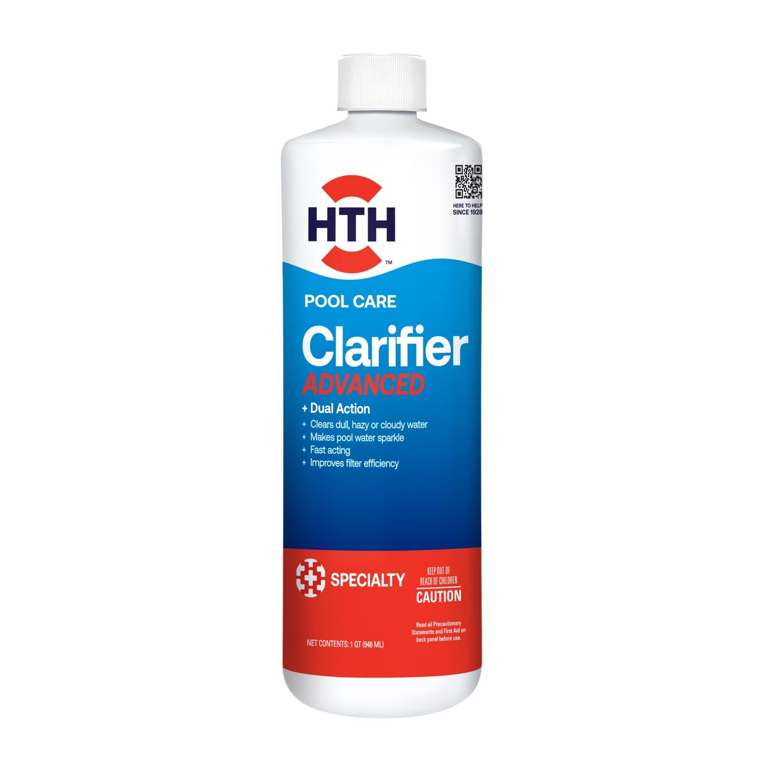 HTH Pool Care Liquid Clarifier 32 oz - Case of 6