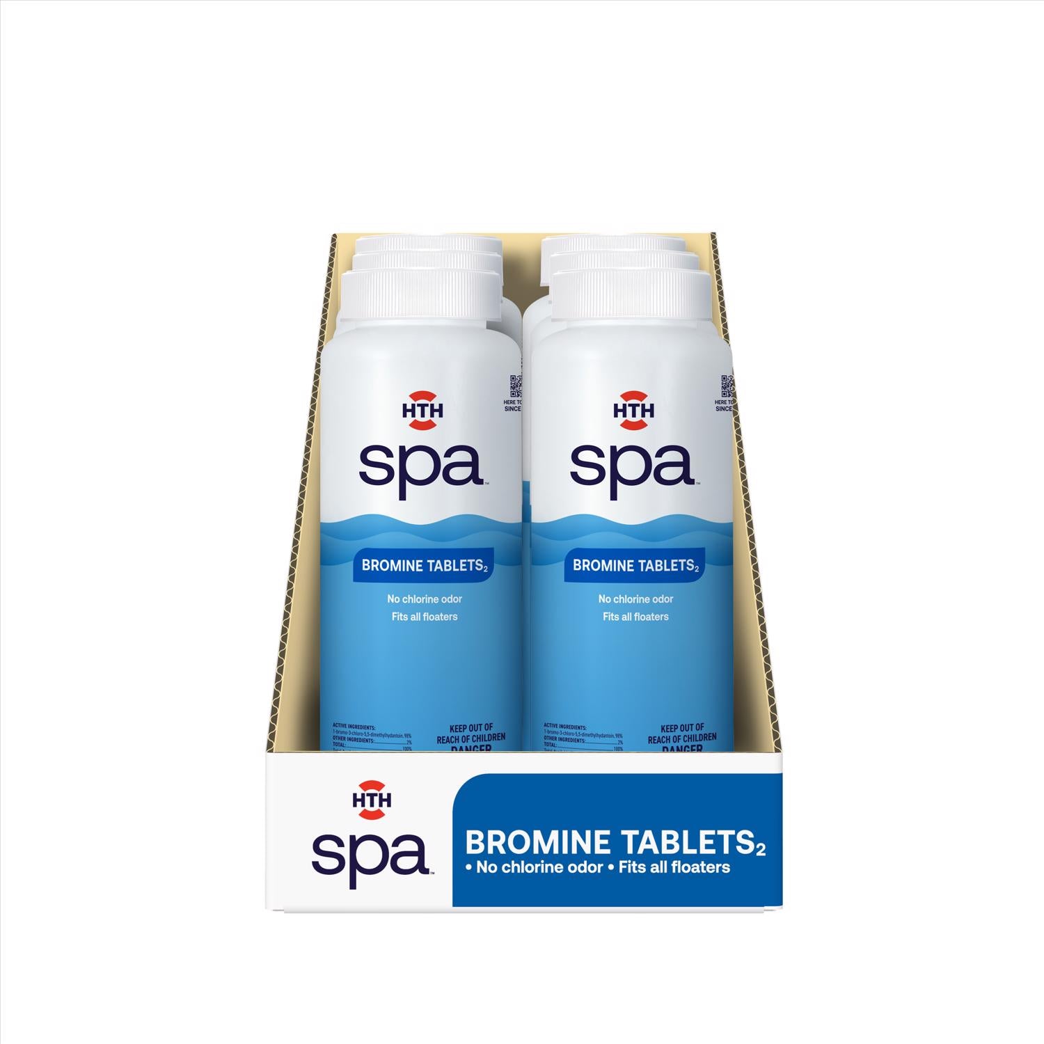 HTH Spa Tablet Brominating Chemicals 2 lb - Case of 6