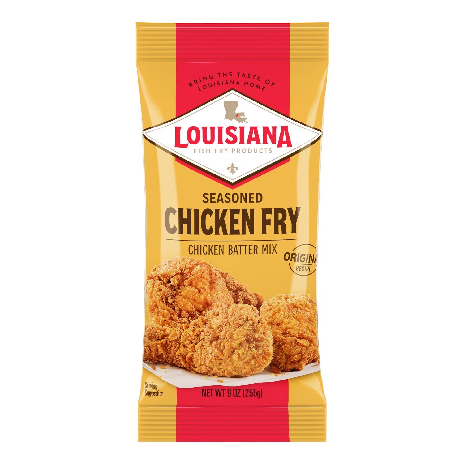 Louisiana Fish Fry Seasoned Chicken Fry Seasoning 9 oz - Case of 12