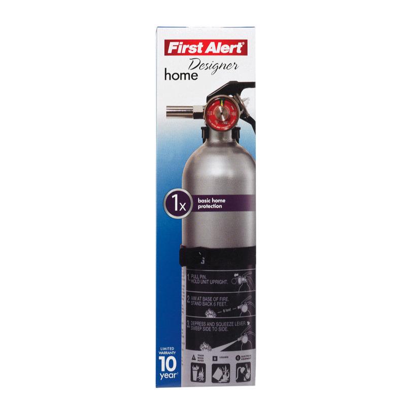 FIRST ALERT - First Alert Designer 2-1/2 lb Fire Extinguisher For Household OSHA/US Coast Guard Agency Approval - Case of 4