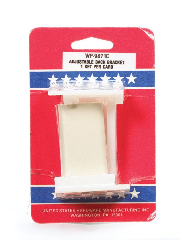 US HARDWARE - US Hardware RV Drawer Back Bracket 1 pk