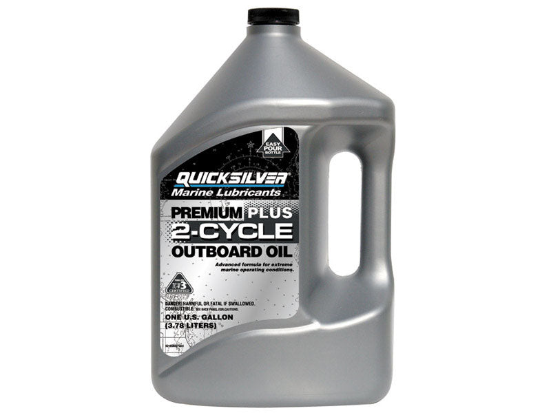 QUICKSILVER - Quicksilver Marine Lubricants TC-W3 2-Cycle Outboard Motor Oil 1 gal 1 pk - Case of 3 [710-92-858027Q0]