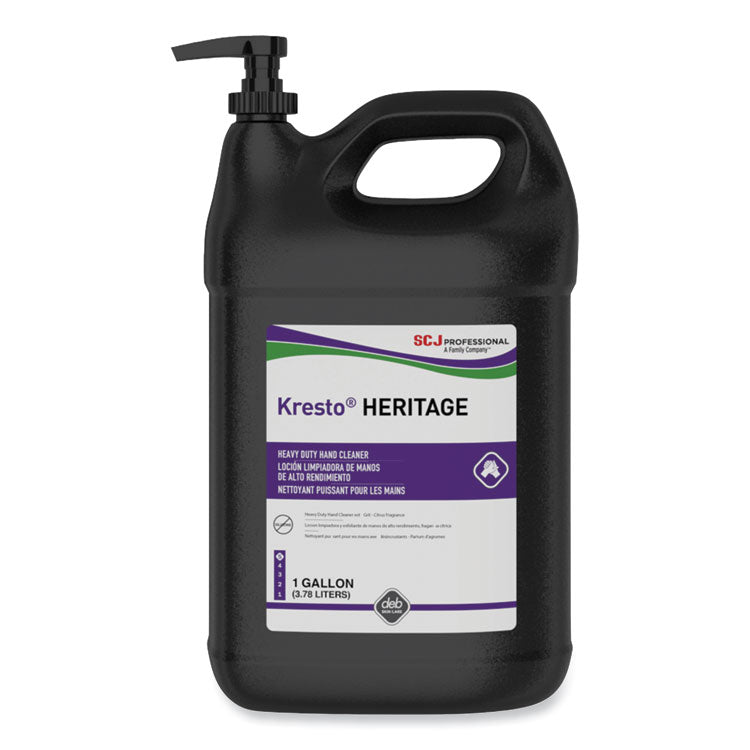 SC Johnson Professional - Kresto Heritage Heavy Duty Hand Cleaner, Fresh Scent, 1 gal Bottle Refill, 4/Carton