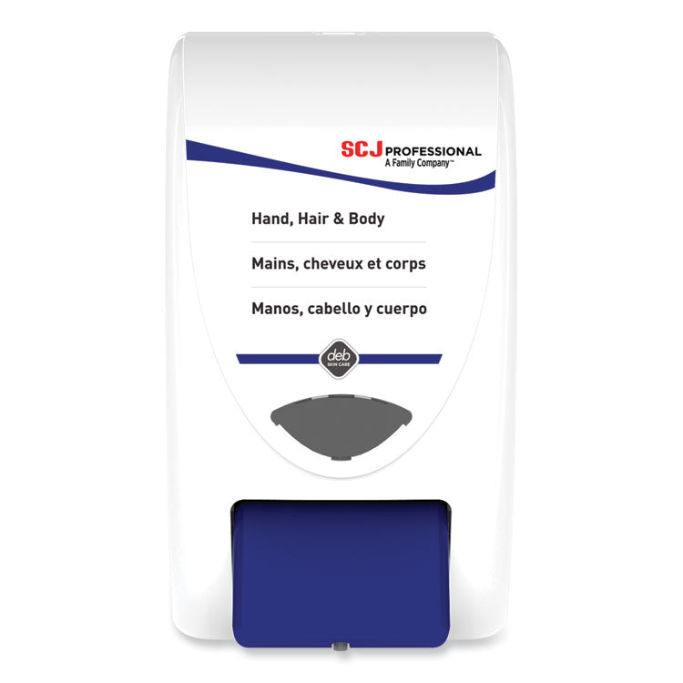 SC Johnson Professional - Cleanse Hand, Hair and Body Dispenser, 2 L, 6.4 x 5.7 x 11.5, White/Blue, 15/Carton