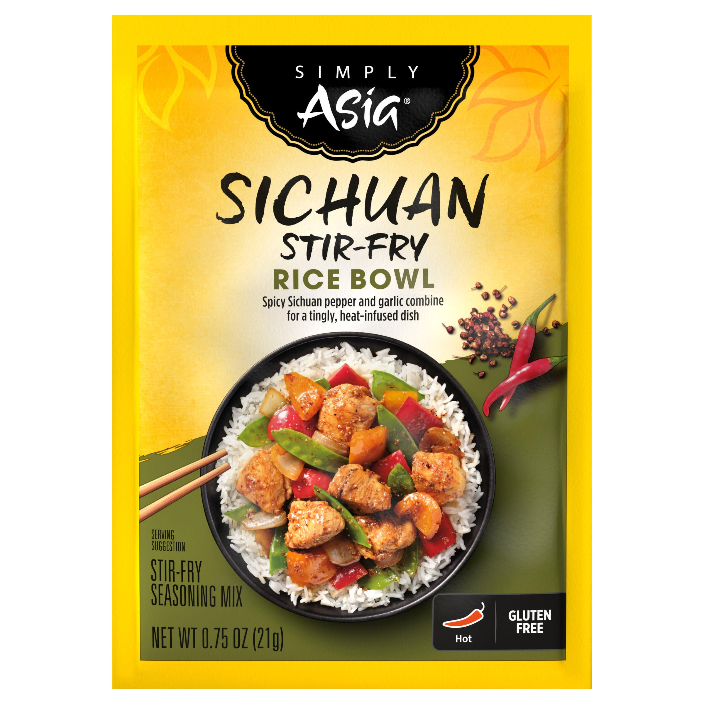 Simply Asia Seasoning - Sichuan Stir-Fry, 0.75 oz - Case of 12