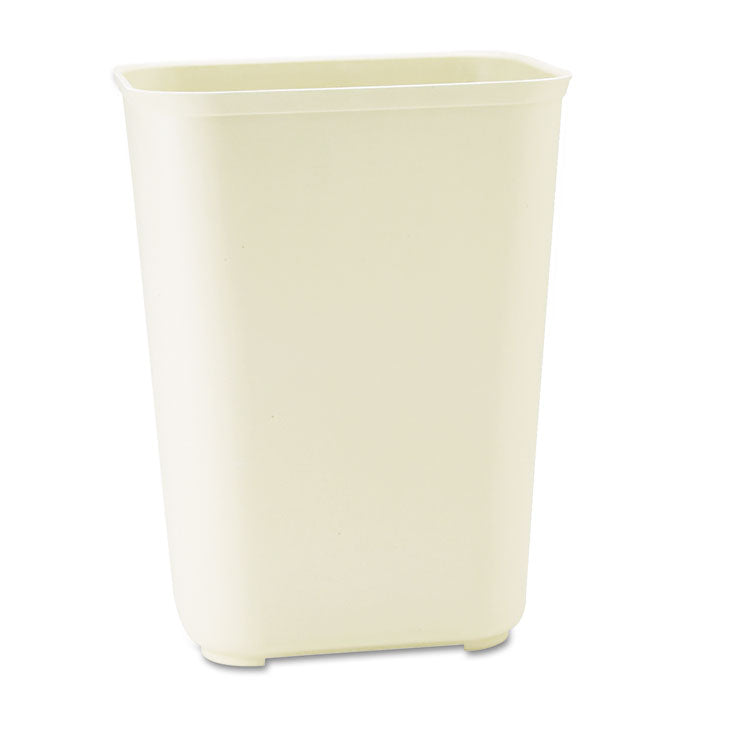 Rubbermaid Commercial - Fiberglass Wastebasket, 10 gal, Fiberglass, Beige