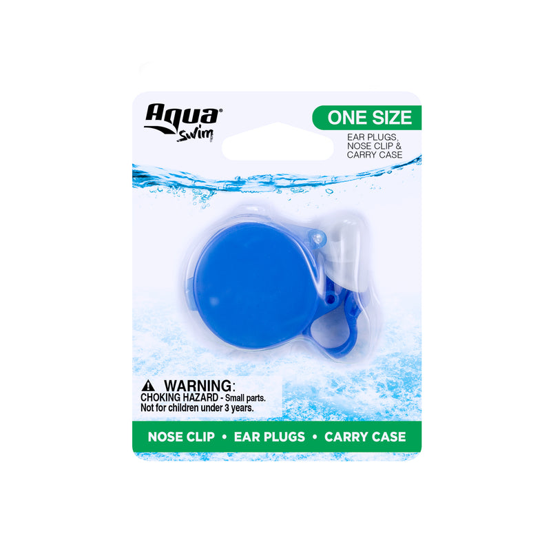 AQUA SWIM - Aqua Swim Assorted Rubber Ear Plugs and Nose Clip