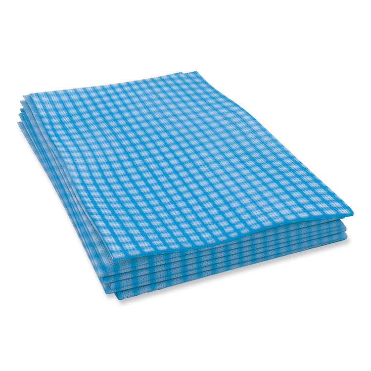 Cascades PRO - Tuff-Job Foodservice Towels, 12 x 24, Blue/White, 200/Carton
