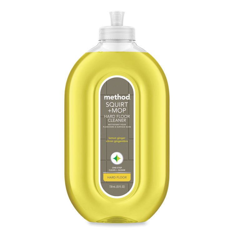 Method - Squirt + Mop Hard Floor Cleaner, 25 oz Spray Bottle, Lemon Ginger Scent