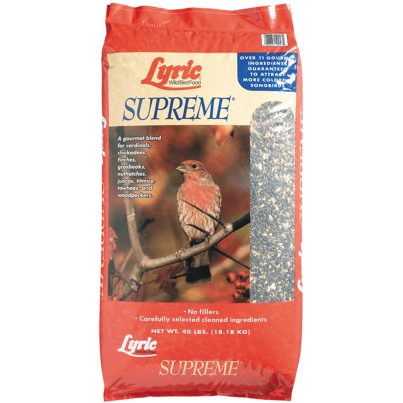LYRIC - Lyric Supreme Assorted Species Sunflower Seeds Wild Bird Food 40 lb