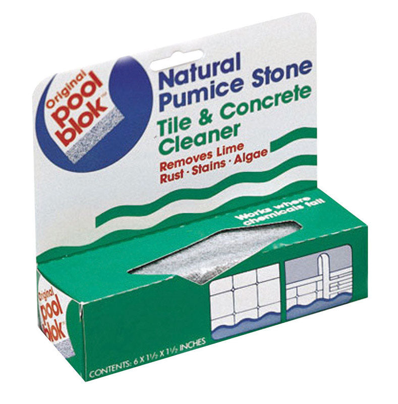 US PUMICE - US Pumice Pool Blok Pumice Block 6 oz 6-1/2 in. H X 1-3/4 in. W X 1-3/4 in. L