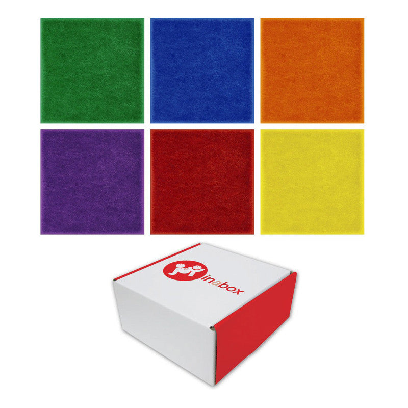 JOY CARPETS & CO - Joy Carpets Joy in a Box Carpet Squares, Pack of 24