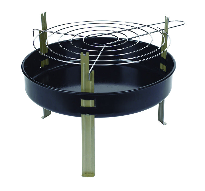 MARSH ALLAN - Marsh Allen 12 in. Braizer Charcoal Grill Black
