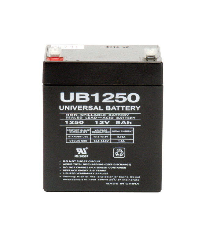 UPG - UPG UB1250 5 amps Lead Acid Battery - Case of 2
