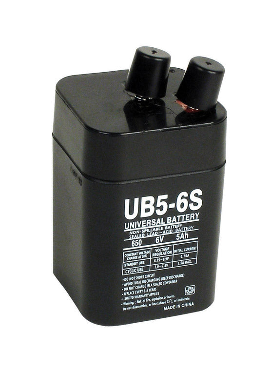 UPG - UPG UB5-6S 5 Ah Lead Acid Automotive Battery - Case of 2