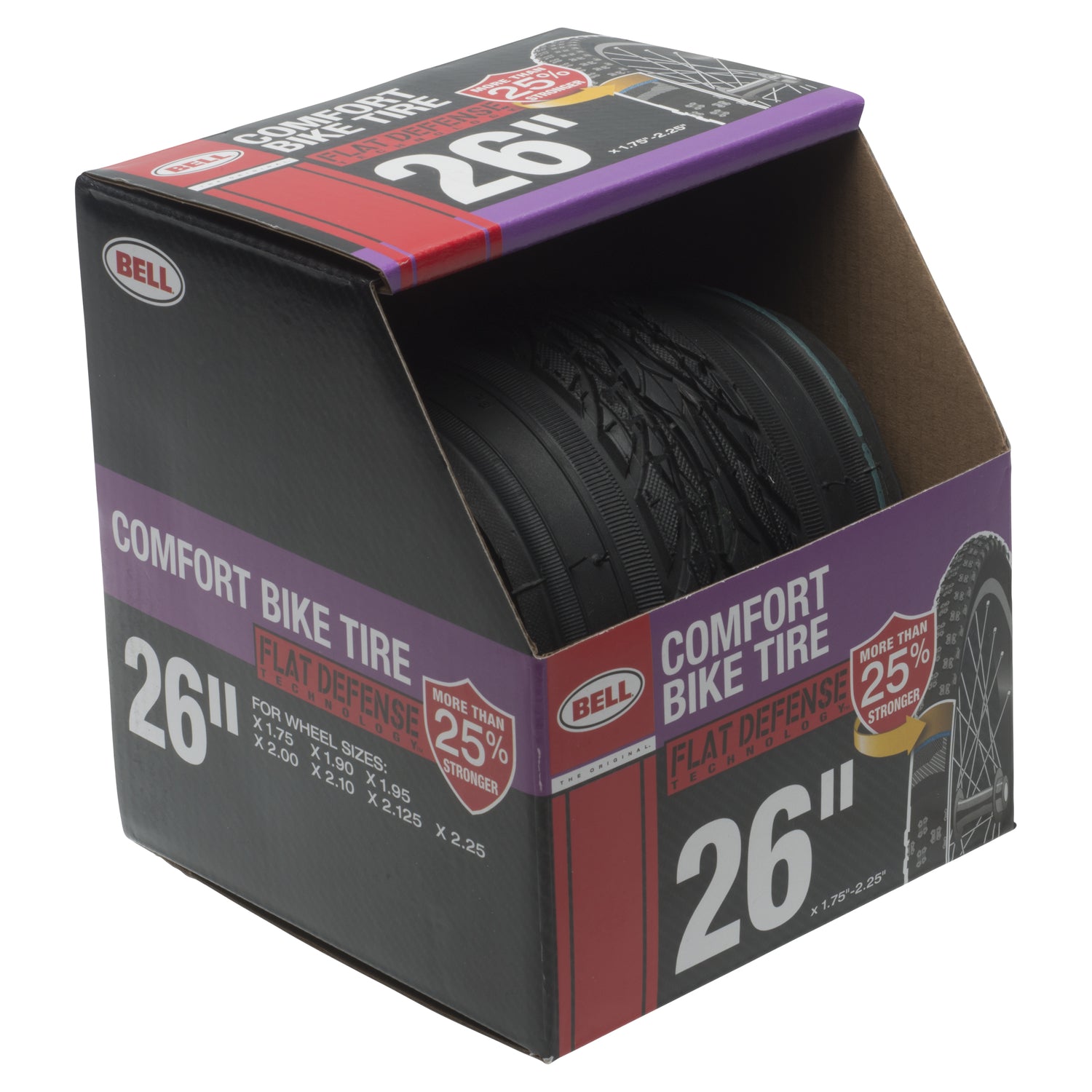 Bell Sports 26 in. Rubber Bicycle Tire 1 pk - Case of 2