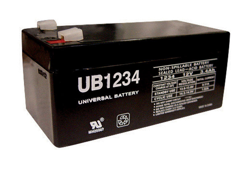 UPG - UPG UB1234 3.4 Ah Lead Acid Battery - Case of 2