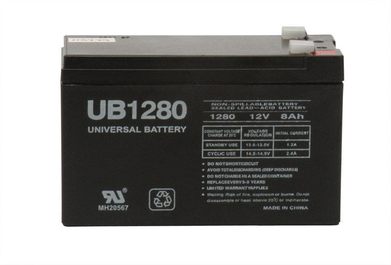 UPG - UPG UB1280 8 Ah Lead Acid Battery - Case of 2