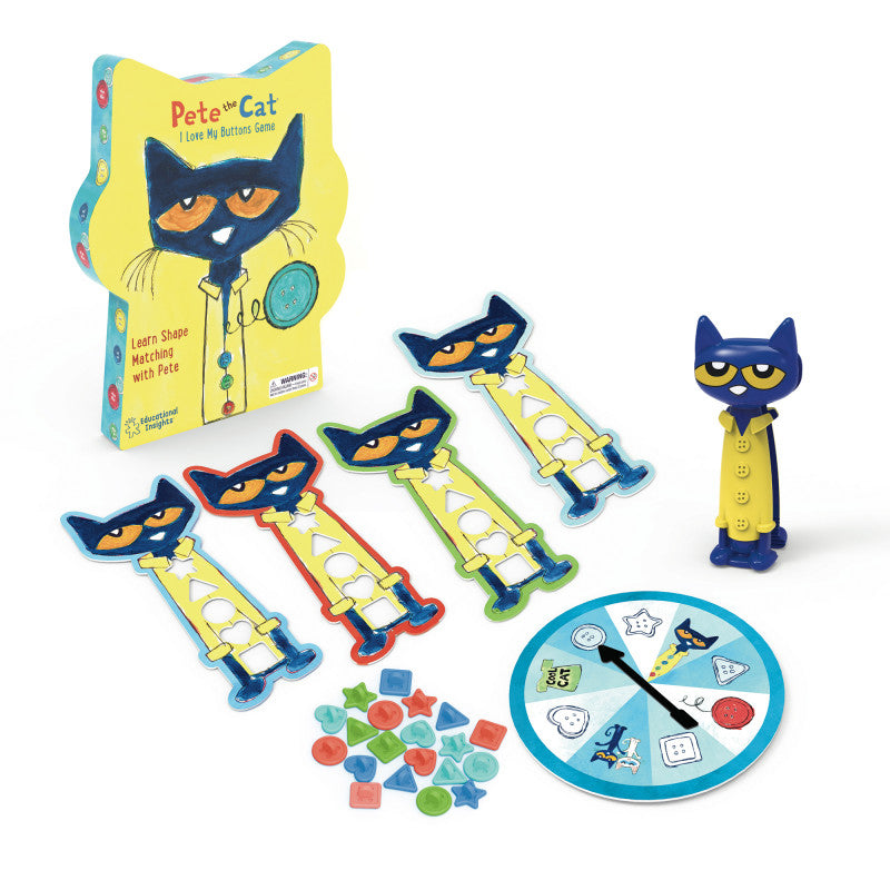 EDUCATIONAL INSIGHTS - Pete the Cat® I Love My Buttons Game