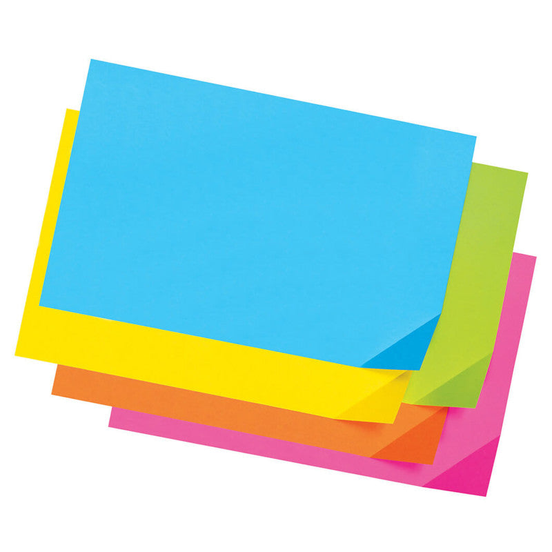 PACON - Super Bright Assorted Tagboard, 5 Super Bright Assorted Colors, 12" x 18", 100 Sheets