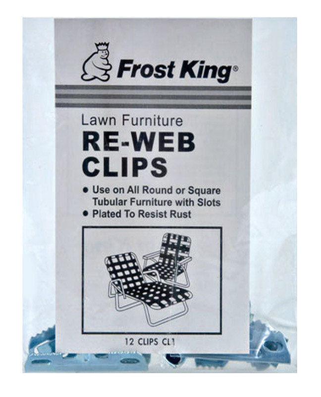 FROST KING - Frost King Aluminum Chair Re-Webbing Clips
