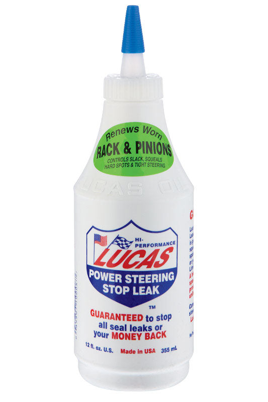 LUCAS OIL CO - Lucas Oil Products Power Steering Stop Leak Power Steering Stop Leak 12 oz