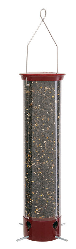 DROLL YANKEES - Droll Yankees Dipper Wild Bird 5 lb Polycarbonate Tube Bird Feeder 4 ports