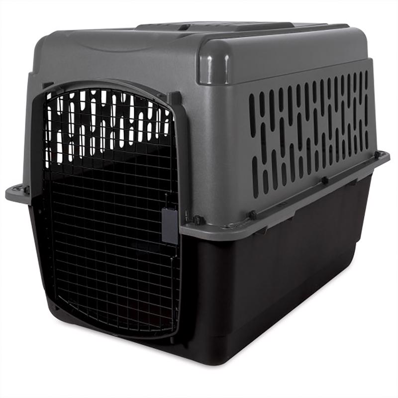 ASPEN PET - Aspen Pet Pet Porter Plastic Pet Kennel Gray 24 in. H X 22.5 in. W X 32 in. D