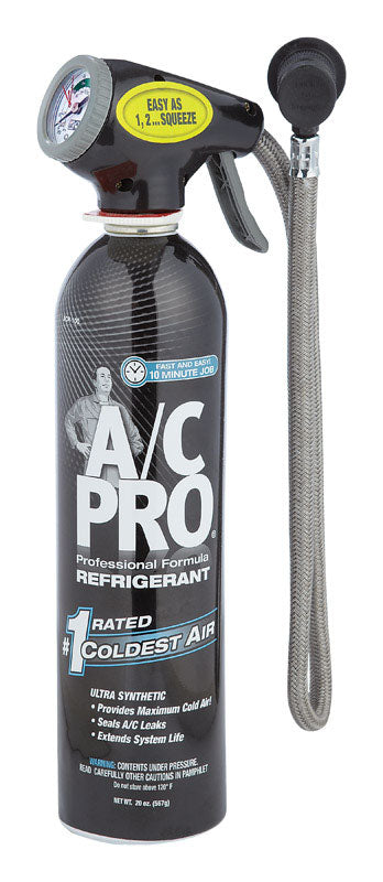 A/C PRO - A/C Pro R134a Refrigerant Recharge Kit 20 oz - Case of 4