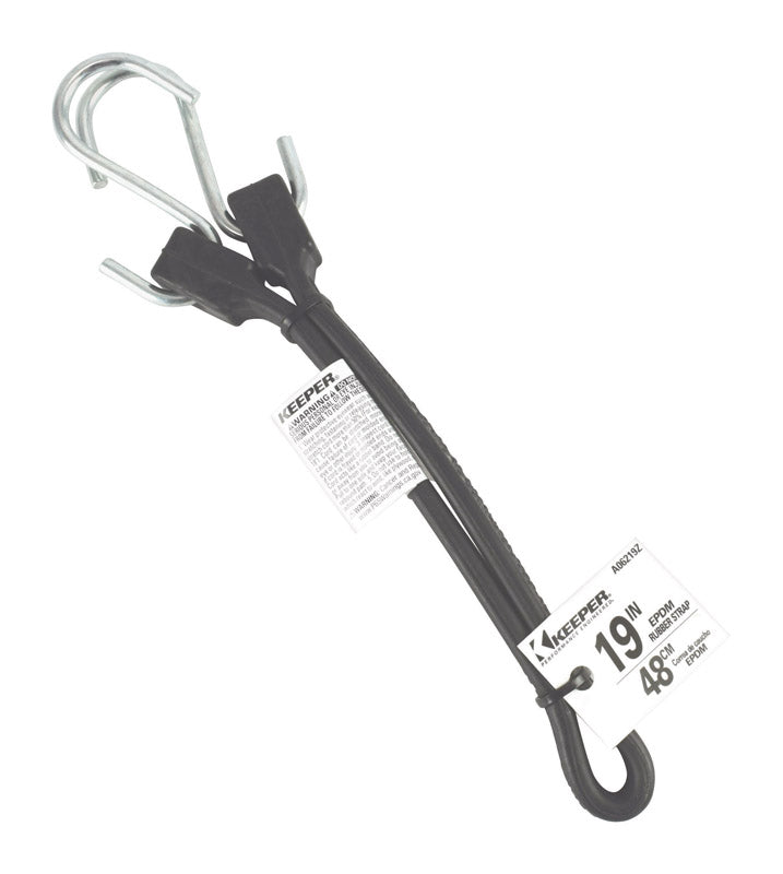 PRO GRIP - Keeper Black Tarp Strap 19 in. L 1 pk - Case of 10
