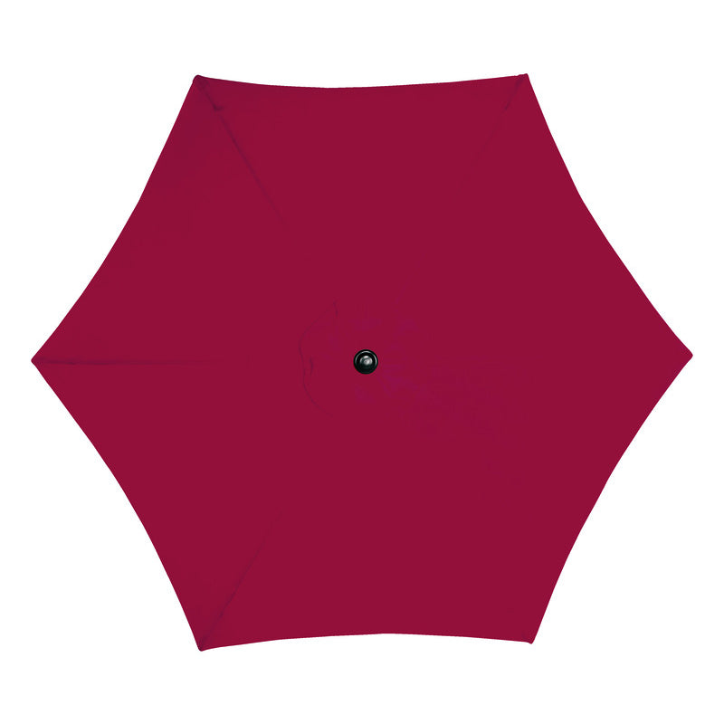 LIVING ACCENTS - Living Accents 9 ft. Tiltable Brick Market Umbrella