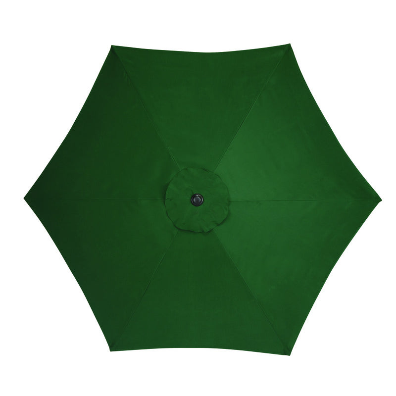 LIVING ACCENTS - Living Accents 9 ft. Tiltable Green Market Umbrella