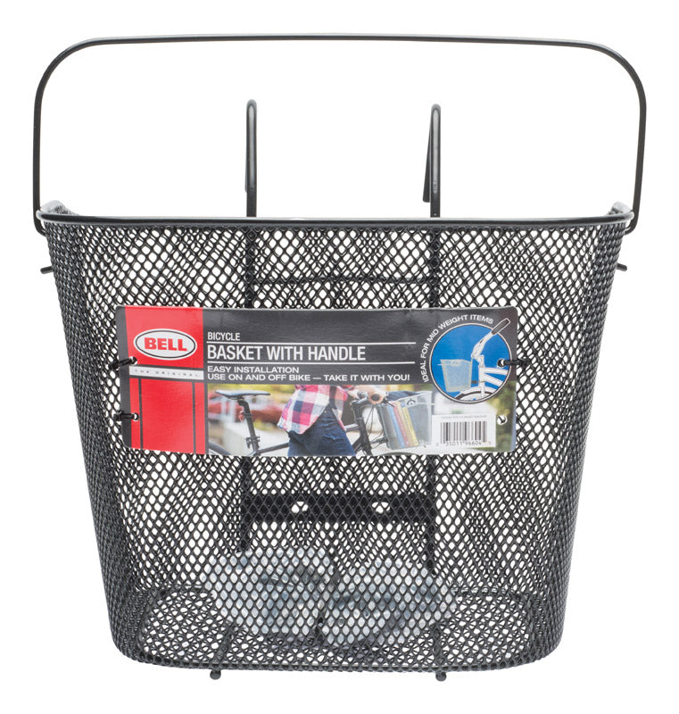 BELL SPORTS - Bell Sports Tote Wire Mesh Bike Basket Black