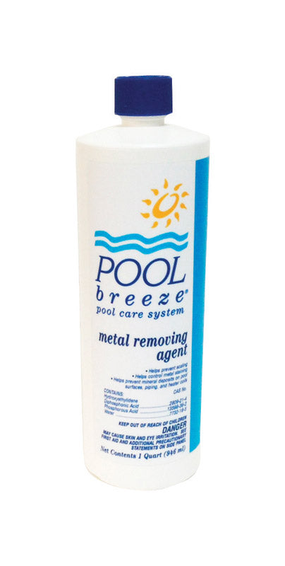 POOL BREEZE - Pool Breeze Liquid Metal Removing Agent 1 qt - Case of 12