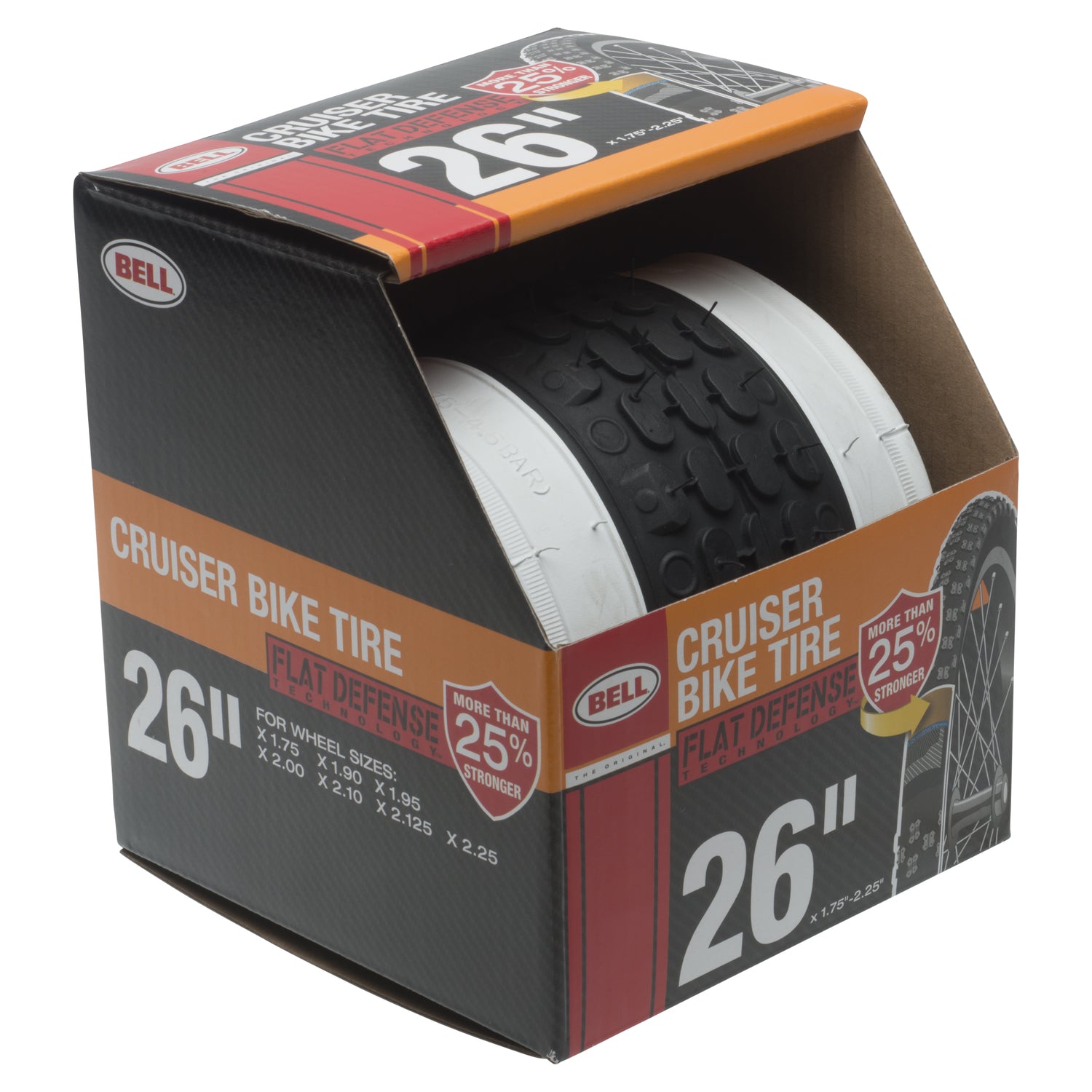 Bell Sports 26 in. Rubber Bicycle Tire 1 pk - Case of 2