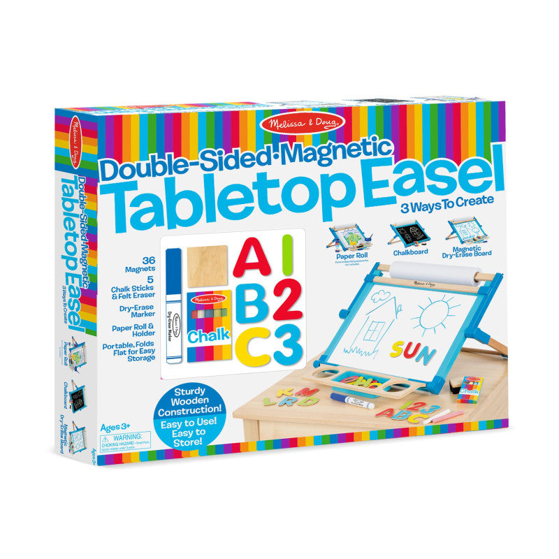 MELISSA & DOUG - Deluxe Double-Sided Tabletop Easel