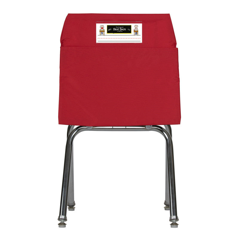 SEAT SACK - Seat Sack, Standard, 14 inch, Chair Pocket, Red