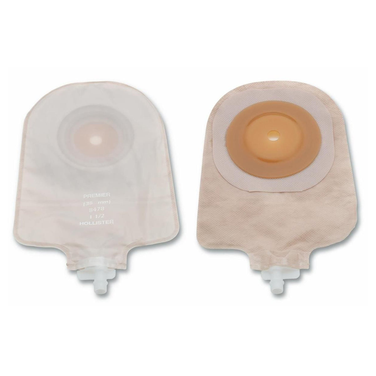 Hollister - Urostomy Pouch Premier™ One-Piece System 9 Inch Length Trim To Fit Up to 1 Inch Stoma Drainable [5/BX]
